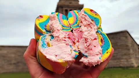 Liberty Bagels Home of the innovative rainbow bagel, Liberty Bagels now has several locations throughout New York City (Credit: Liberty Bagels)