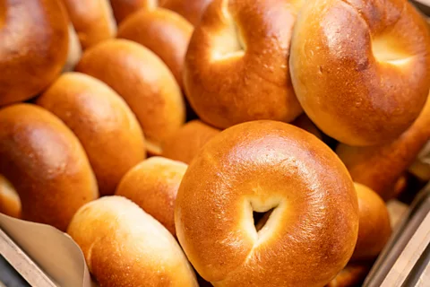 Getty Images Bagel Hole in Park Slope serves old-school style New York bagels with old-school New York City ambience (Credit: Getty Images)