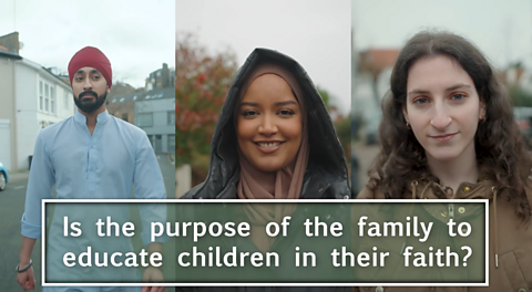 Is the purpose of the family to educate children in their faith?