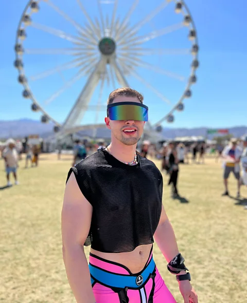 Courtesy of Hernán Montfort Hernán Montfort at Coachella (Credit: Courtesy of Hernán Montfort)