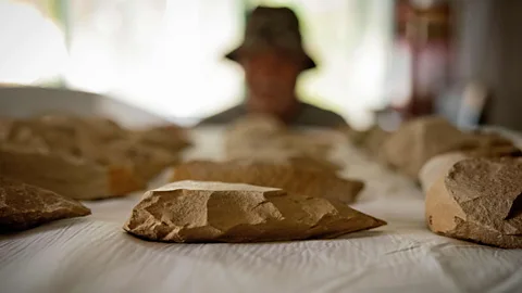 Getty Images Stone tools are rarely considered technology, but they predate our species (Credit: Getty Images)