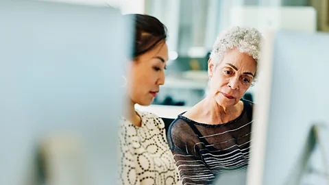 Getty Images Many late-career workers are finding themselves putting in years well past age 65 in order to shore up their financial situations (Credit: Getty Images)