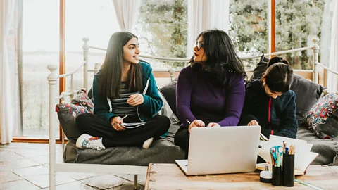 Getty Images Some single parents say they feel their financial situations are precarious, regardless of some gains (Credit: Getty Images)