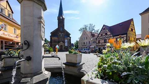 dpa picture alliance/Alamy Stadt Wehlen is one of the many villages connected by hiking trails in the region (Credit: dpa picture alliance/Alamy)