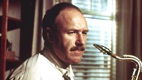 Alamy Gene Hackman playing the saxophone in The Conversation