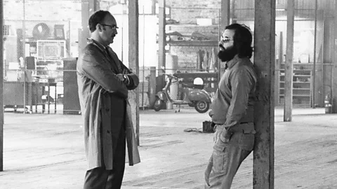 Getty Images Francis Ford Coppola with Hackman on set – the film came in the middle of a remarkable period for the director (Credit: Getty Images)