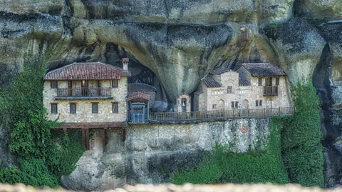 Chris Karagkelis The monasteries at Meteora Pyli were already designated Unesco World Heritage sites. The new designation will preserve the surrounding landscape as well (Credit: Chris Karagkelis)