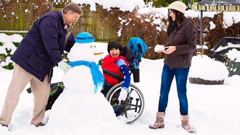 Snowman building