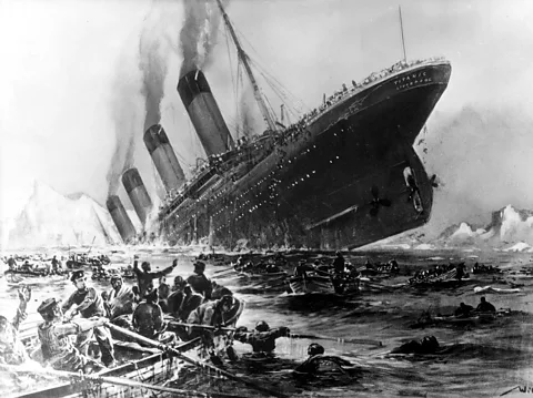 Getty Images Illustration of Titanic sinking (Credit: Getty Images)