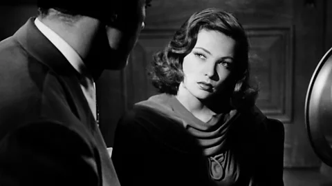 BFI National Archive 1940s film star Gene Tierney in the film Laura