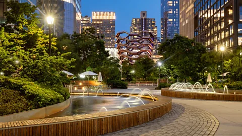 Getty Images More spaces like New York's Hudson Yards, a mixed-use development, may spring up as office leases expire (Credit: Getty Images)