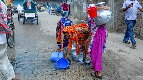 Getty Images Water filters are particularly beneficial in parts of the world where drinking water may contain harmful bacteria or parasites (Credit: Getty Images)