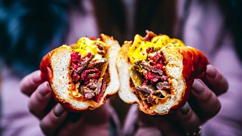 Getty Images A cheesesteak doesn’t have to be stuffed with beef in order to be delicious; Pappas recommends branching out and trying new spins on an old favourite (Credit: Getty Images)