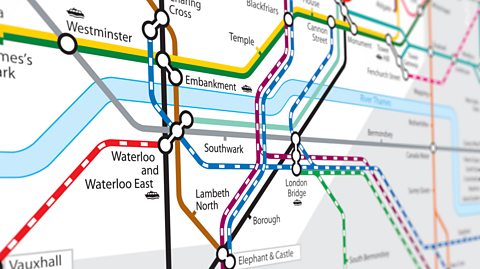 A map of the London Underground