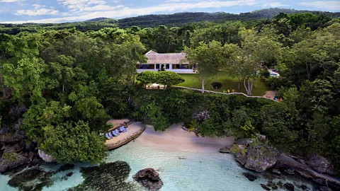 Courtesy of GoldenEye The James Bond writer's beachside Jamaica home is now a 15-acre hotel (Credit: Courtesy of GoldenEye)