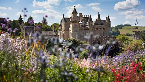 The Abbotsford Trust Abbotsford, the stately home of the writer Sir Walter Scott, is located on the banks of the River Tweed (Credit: The Abbotsford Trust)