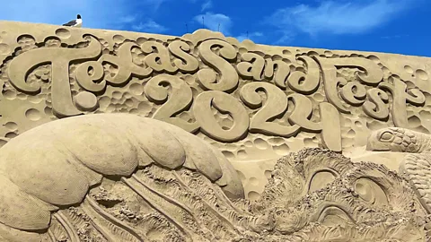 David Perry For sand-sculptors, SandFest is the most prestigious competition in the US (Credit: David Perry)