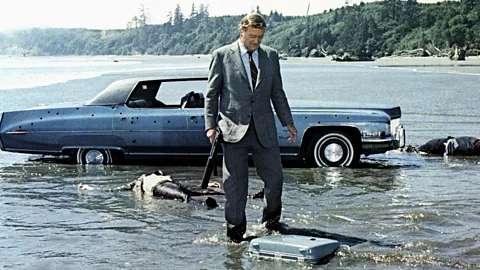 Alamy John Wayne's McQ, which features a celebrated car chase, is one of the films The Fall Guy pays homage to (Credit: Alamy)