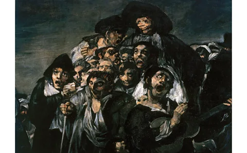 Alamy In Ballard's story, the rioting mob are likened to figures in the art of Spanish painter Goya, whose work became increasingly pessimistic (Credit: Alamy)