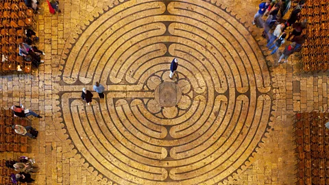 Getty Images Labyrinth in Chartres Cathedral nave