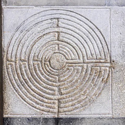 Getty Images Labyrinth designs were incorporated into cathedrals across Europe in the Middle Ages (Credit: Getty Images)