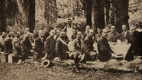 GH Grosvenor Sing famously put together an al fresco feast for a group of leaders on the Mather Mountain Party that sowed the seeds of the National Park Service (Credit: GH Grosvenor)