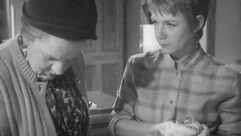 BFI Robin Redbreast's heroine Norah (pictured right) is a modern, single, professional woman who finds her fertility co-opted (Credit: BFI)