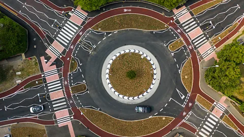 Getty Images Roundabouts may not reduce the number of collisions between vehicles, but they do help to cut speeds and so deaths (Credit: Getty Images)