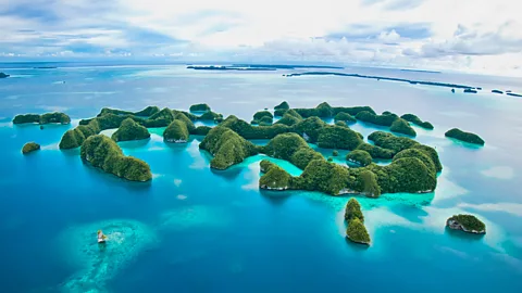 Getty Images The Palau Pledge asks visitors to tread lightly and to preserve and protect their homeland (Credit: Getty Images)