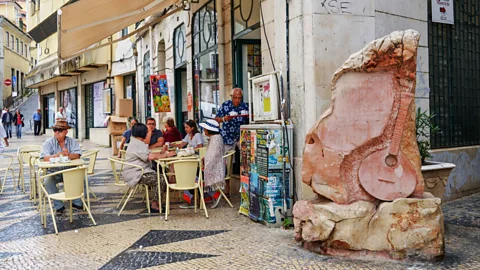 Alamy Maria da Mouraria fado house is found on the famous Rua do Capelão; a street fado singers often include in their songs (Credit: Alamy)