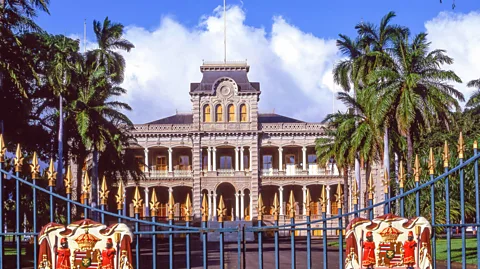 Alamy 'Iolani Palace is the world's only example of American Florentine architecture, and where Hawai'i's last queen was imprisoned (Credit: Alamy)