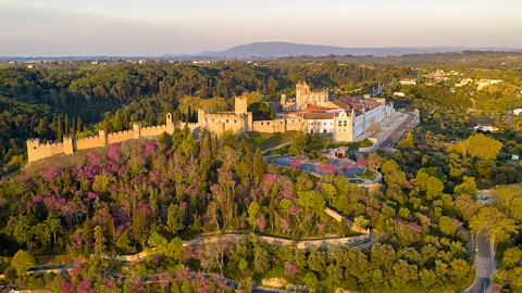 Getty Images The route takes in four Unesco World Heritage sites: including the Knights Templar castle in Tomar (Credit: Getty Images)