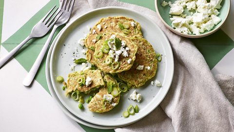 Pea fritters