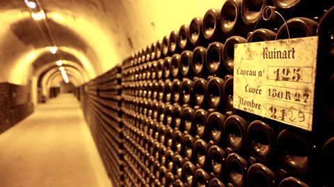 Alamy Wine cellar tunnel (Credit: Alamy)