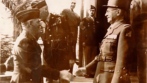 Alamy Fittingly, the Germans surrendered in Champagne, France (Credit: Alamy)