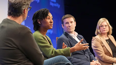 Alamy Science journalist Layal Liverpool speaks on race inequalities in health at the Hay Festival (Credit: Alamy)