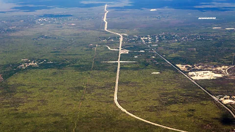 Getty Images Mexico's Yucatán mega train, Tren Maya, has received criticism from environmental groups (Credit: Getty Images)