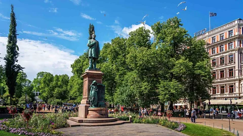 Alamy Esplanadi is Salmi's favourite part of the city for relaxing, shopping and admiring the beautiful greenery (Credit: Alamy)