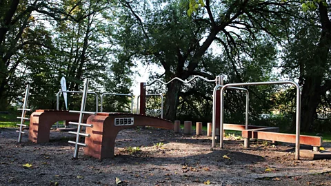 Alamy Helsinki's outdoor gyms are public spaces, open to anyone needing a dopamine-inducing open-air workout (Credit: Alamy)