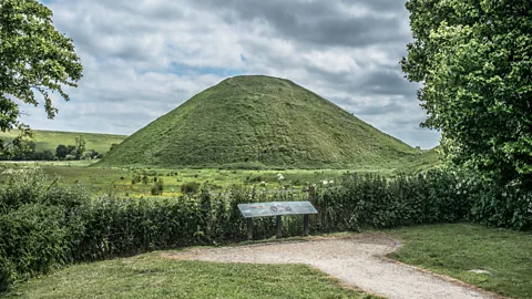 Getty Images Silbury Hill is the largest artificial mound in Europe, but its purpose and significance remain unknown (Credit: Getty Images)