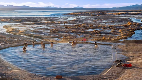 Alamy The Termas de Polques are a natural hot spring fed by mineral-rich waters (Credit: Alamy)