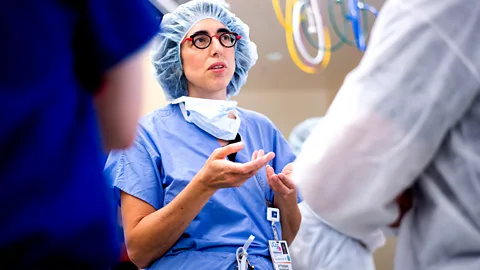 Maurice Ramirez/UCSF Surgeon Tippi Mackenzie believes we are about to enter a new era where diseases can be treated before children are born (Credit: Maurice Ramirez/UCSF)