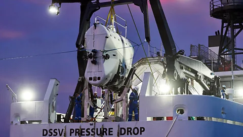 Reeve Jolliffe/Caladan Oceanic Victor Vescovo has dived to the deepest points in all the world's oceans in the submersible Limiting factor (Credit: Reeve Jolliffe/Caladan Oceanic)