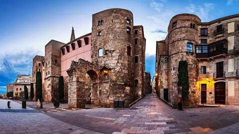 Alamy Barcelona's Gothic Quarter is one of the oldest parts of the city and home to beautiful medieval architecture (Credit: Alamy)