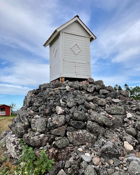 Pooja Naik Maakalla contains one of the tiniest lighthouses you might ever see (Credit: Pooja Naik)