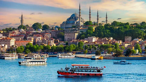 Getty Images Vista de Estambul desde el agua.