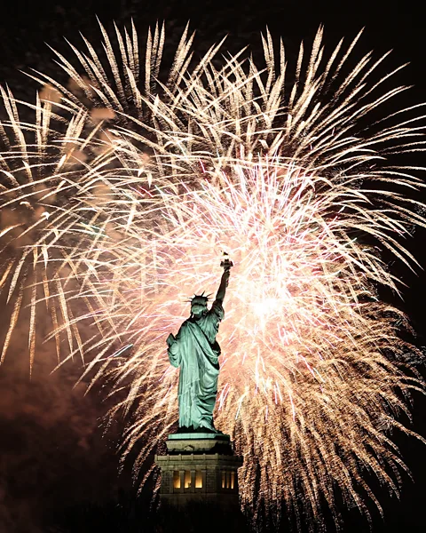 Getty Images The majority of fireworks set off in the US are around the 4 July Holiday and New Year (Credit: Getty Images)