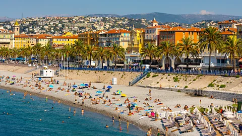 Getty Images Nice's Plage des Ponchettes is where salt was brought ashore in medieval times (Credit: Getty Images)