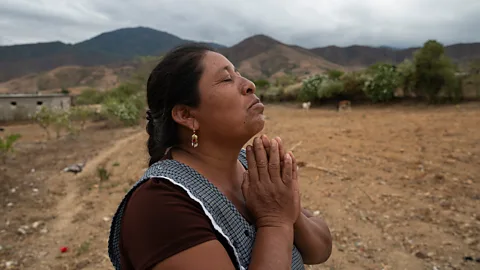 Stephania Corpi Arnaud The indigenous Zapotec community suffered one of the worst losses of cornfields last year (Credit: Stephania Corpi Arnaud)