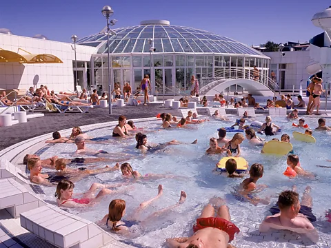 Alamy Visiting a geothermal pool in Iceland is the great social equaliser, according to Reid – and the most authentic way to meet the locals (Credit: Alamy)